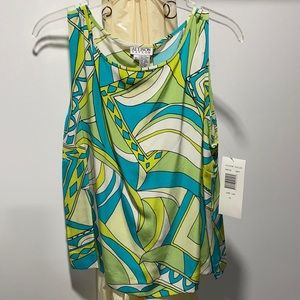 NWT Allison Taylor Silk Sleeveless Size XL Blouse